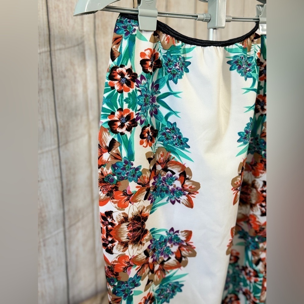 bisou bisou Floral Skirt, Women, Medium Y2K Elastic Waist, tropical - Picture 2 of 8